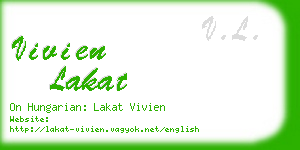 vivien lakat business card